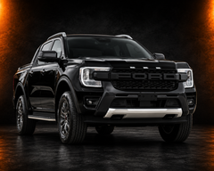$220 FORD RANGER NEXT GEN RAPTOR STYLE GRILLE WITH  WHITE LED's EVEREST, XLT, SPORT & WILDTRAK 2022- 2026