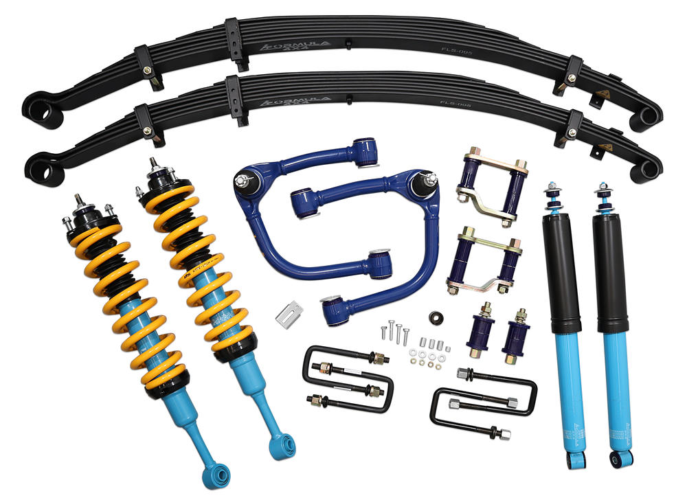 Formula 4x4 full suspension lift kit with two rear leaf springs