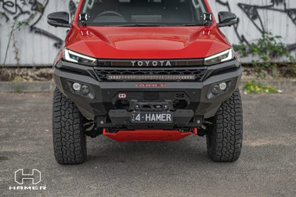Hamer King Series bull bar Toyota Hilux N90 LED lights
