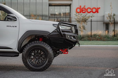 Hamer King Series Plus bull bar Toyota Hilux N90 side profile