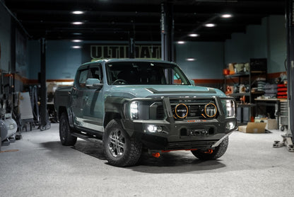 Hamer King Series Plus bull bar on Kia Tasman