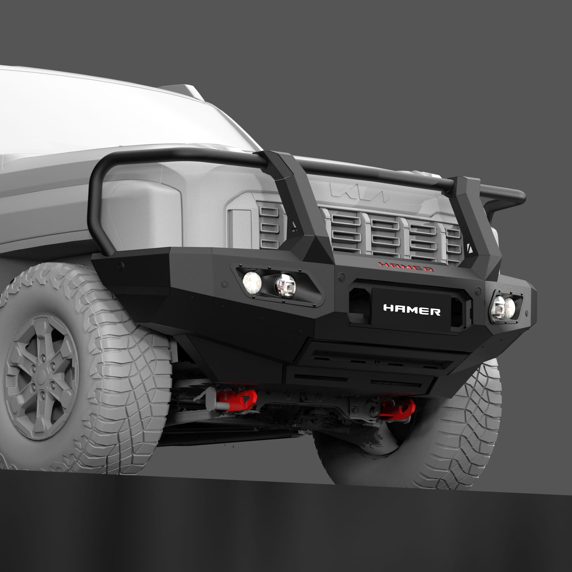 Hamer Kia Tasman King Series Plus detail