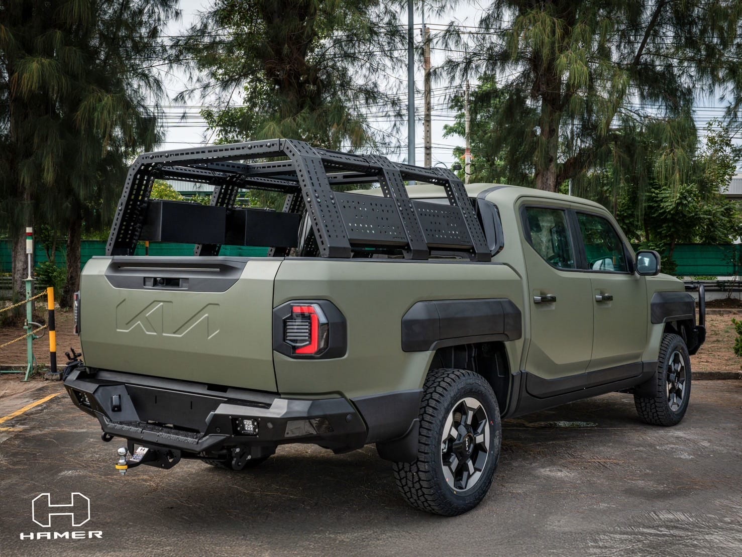Hamer Nova rear bar rear view