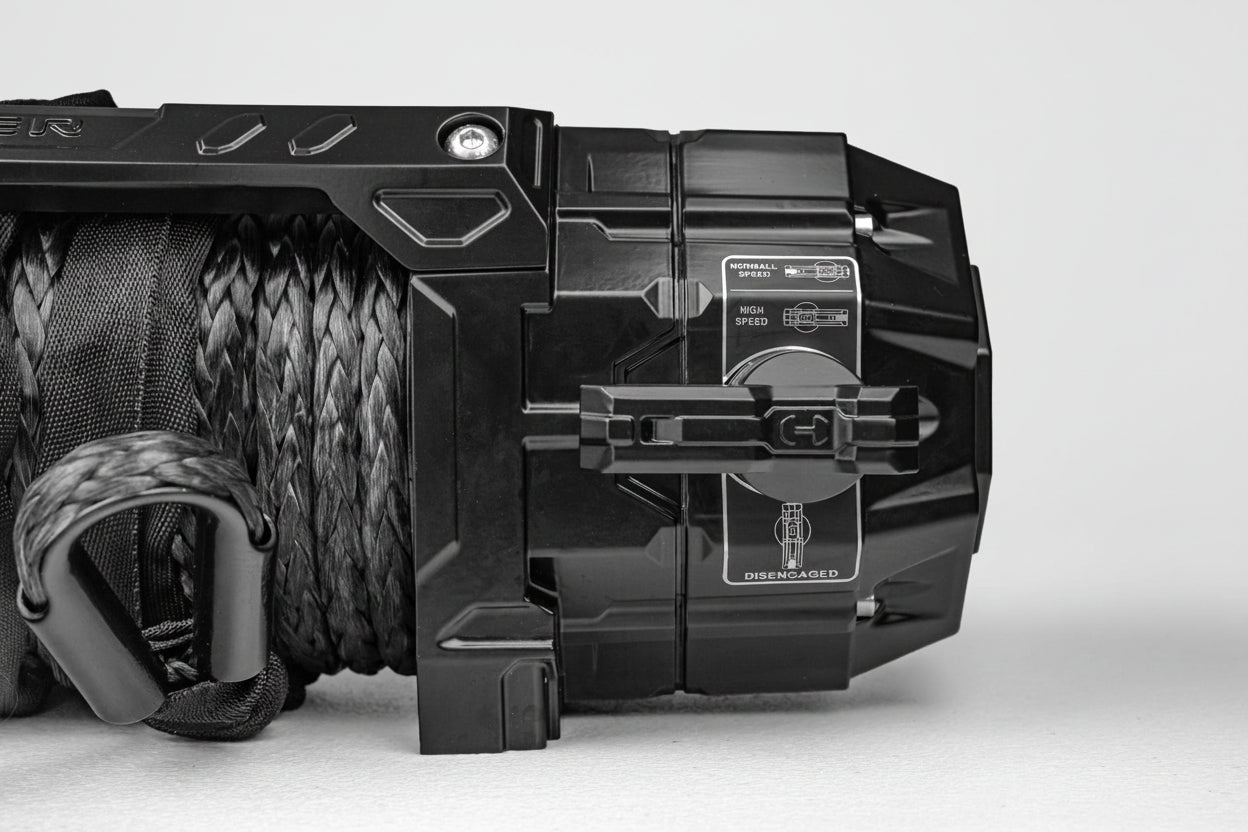 Hamer Force 12 winch and synthetic rope