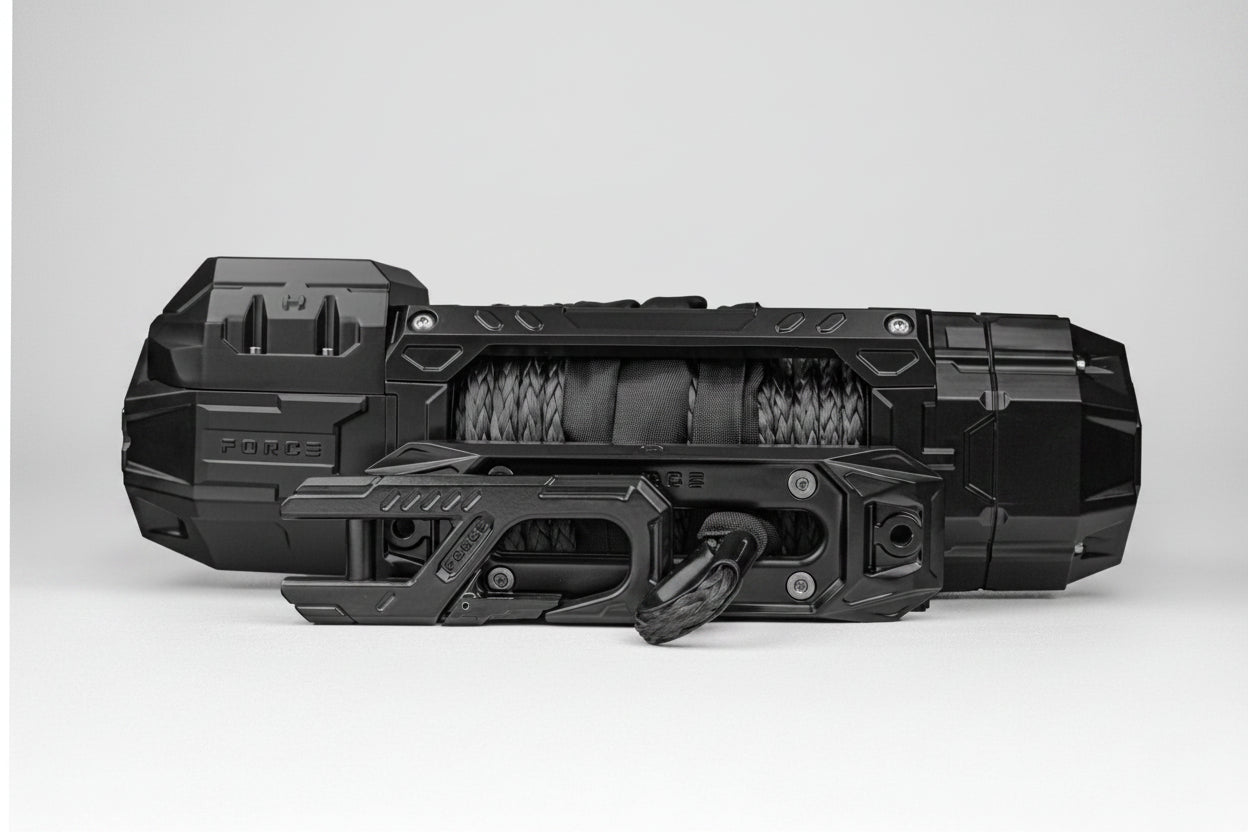 Hamer Force 12 winch detail
