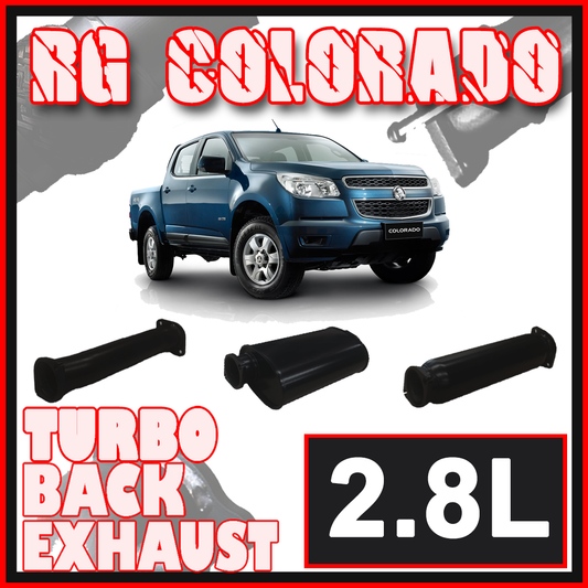 Holden RG Colorado Exhaust 2.8L 3" Turbo Back