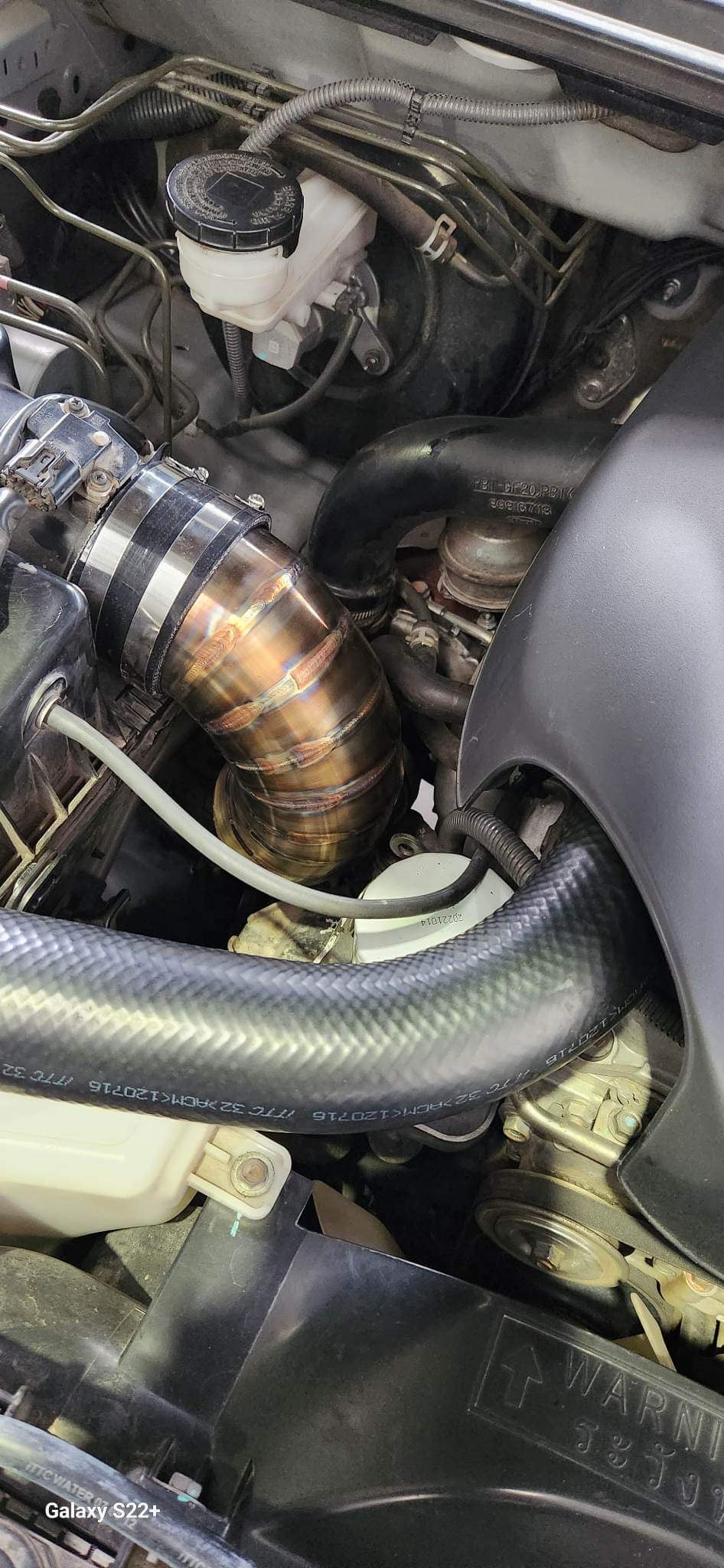 4jj2 16-20 4JJ2 Dmax/MUX Intake Pipe – Ramped up 4x4