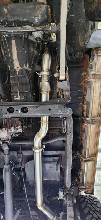 Landcruiser VDJ76 Series Wagon PRE DPF 4″ Full Length Exhaust