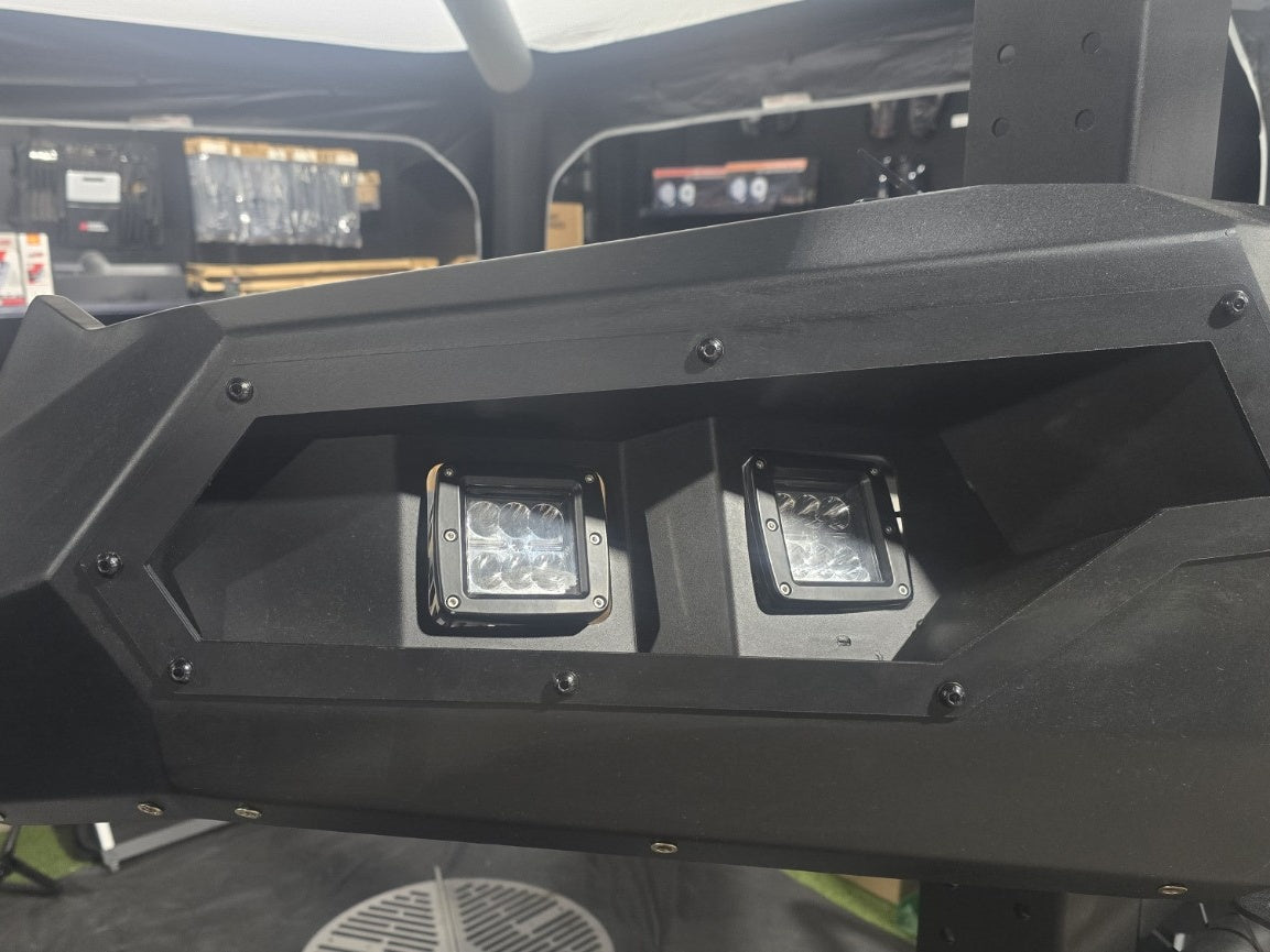Ramped Up 4x4 Isuzu D-MAX 2024-2026 no-hoop bull bar detail