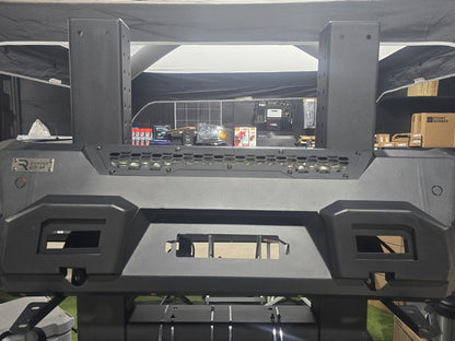 Ramped Up 4x4 Isuzu D-MAX 2024-2026 no-hoop bull bar front detail