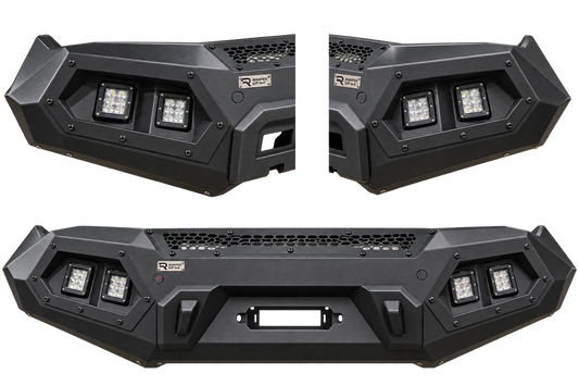 Ramped Up 4x4 Isuzu D-MAX 2024-2026 no-hoop bull bar matte black