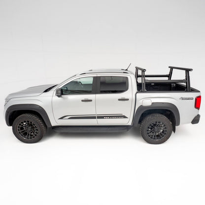 HSP Load Rack Pro Ladder Rack suits All New Amarok 2023+ Fits Dual Cab Tub & Roll R Cover - Full set (Front & Rear Legs + Joiner Bar)