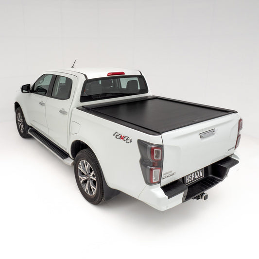 Diagonal Shot of our HSP Roller Shutter for the Isuzu DMAX