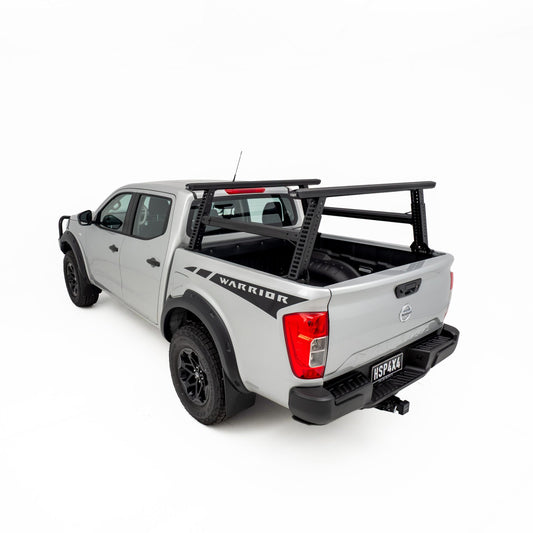 HSP Load Rack Pro Ladder Rack suits Nissan Navara 2021+ Fits Dual Cab Tub - Full set (Front & Rear Legs + Joiner Bar)