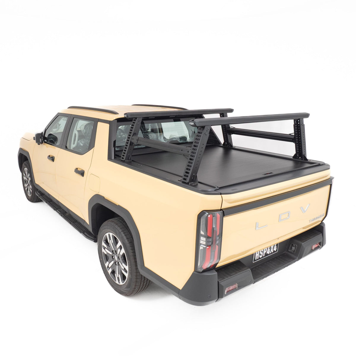 HSP Load Rack Pro Ladder Rack suits LDV Terron 2025+ Suits Roll R Cover S3.5 - Full set (Front & Rear Legs + Joiner Bar)