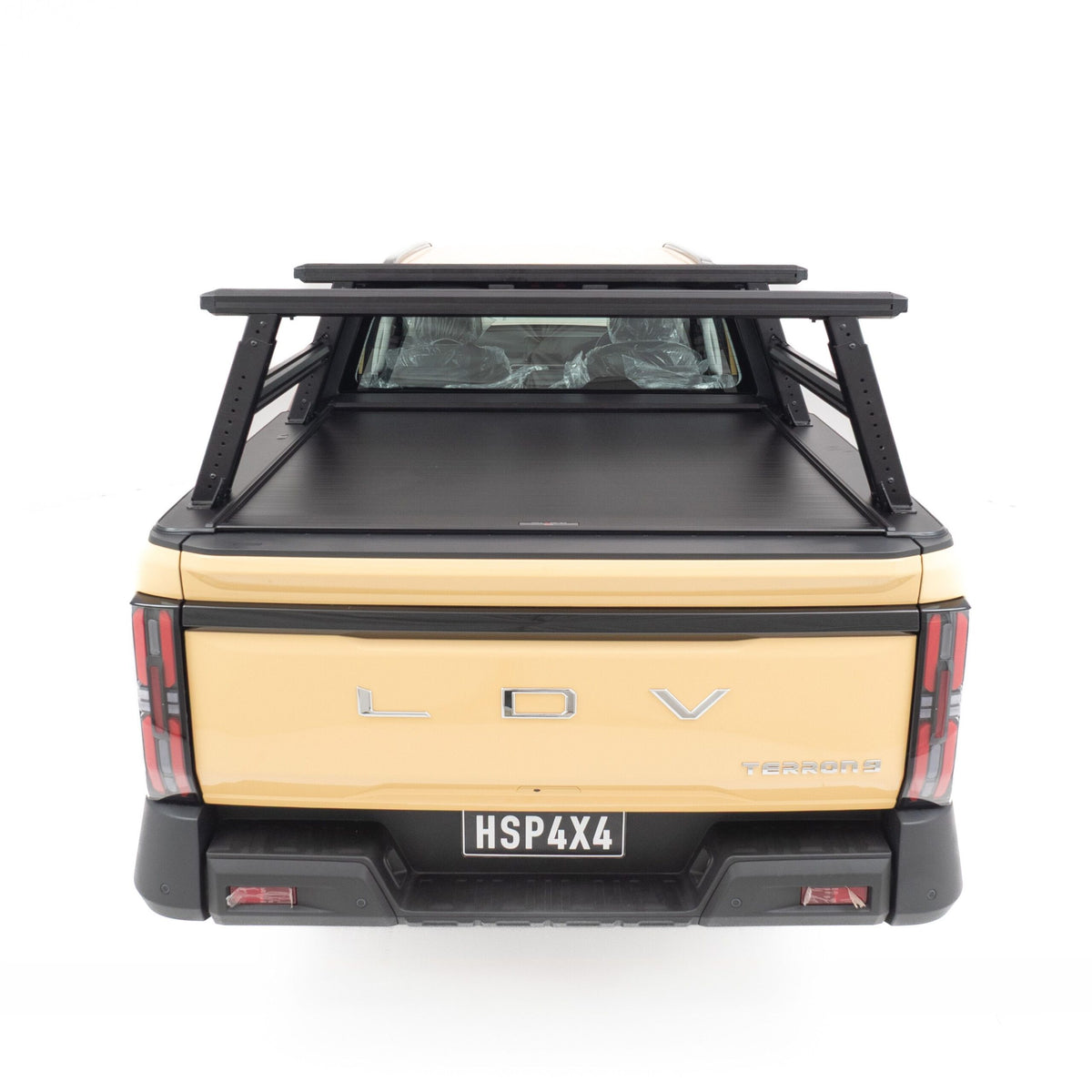 HSP Load Rack Pro Ladder Rack suits LDV Terron 2025+ Suits Roll R Cover S3.5 - Full set (Front & Rear Legs + Joiner Bar)