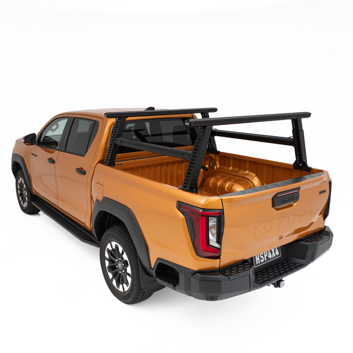 HSP Load Rack Pro Ladder Rack suits Toyota Hilux 2026+ Fits Dual Cab Tub - Full set (Front & Rear Legs + Joiner Bar)