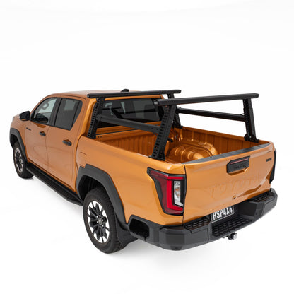 HSP Load Rack Pro Ladder Rack suits Toyota Hilux 2026+ Fits Dual Cab Tub - Full set (Front & Rear Legs + Joiner Bar)