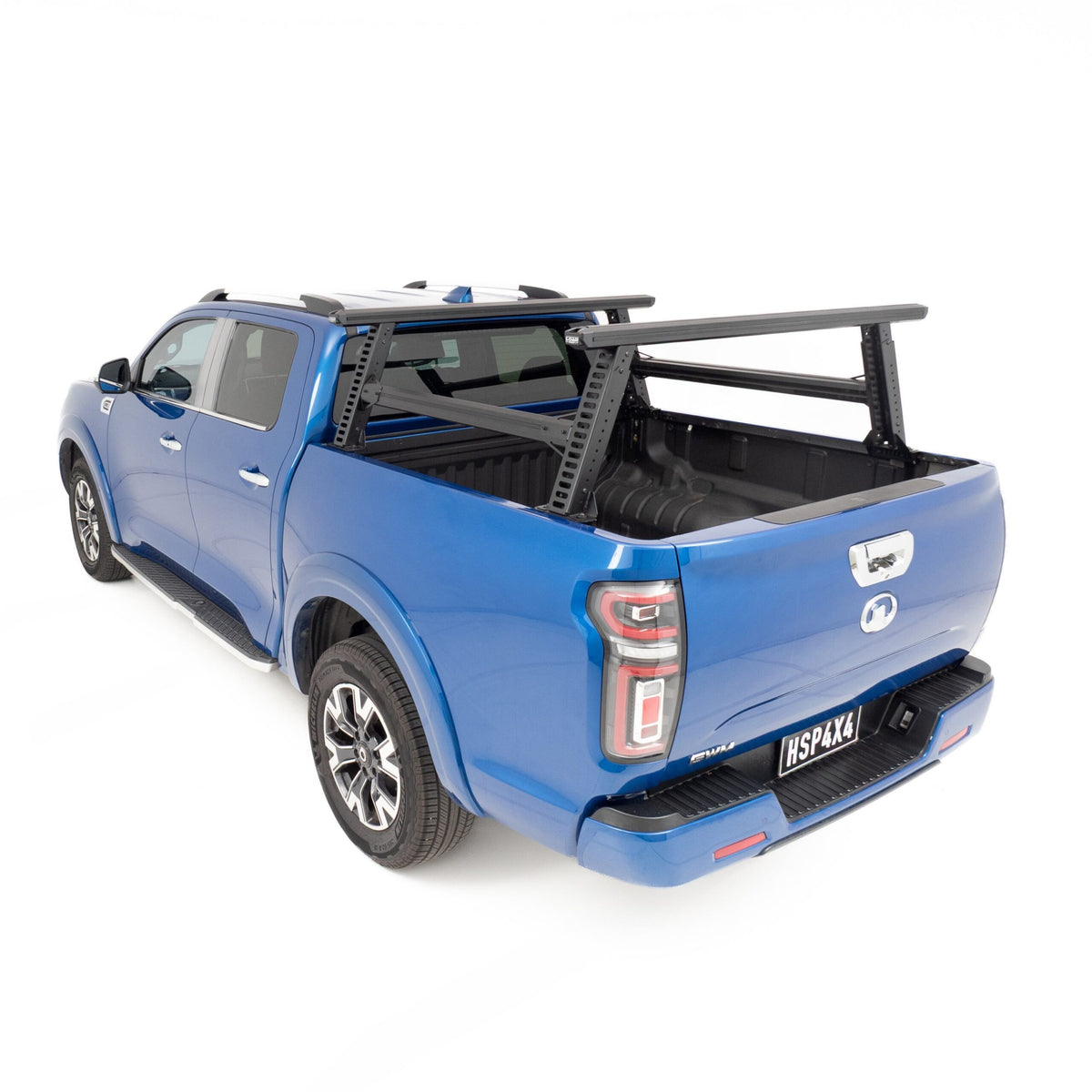 HSP Load Rack Pro Ladder Rack suits GWM Haval Cannon Fits Dual Cab Tub - Full set (Front & Rear Legs + Joiner Bar)
