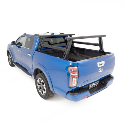 HSP Load Rack Pro Ladder Rack suits GWM Haval Cannon Fits Dual Cab Tub - Full set (Front & Rear Legs + Joiner Bar)