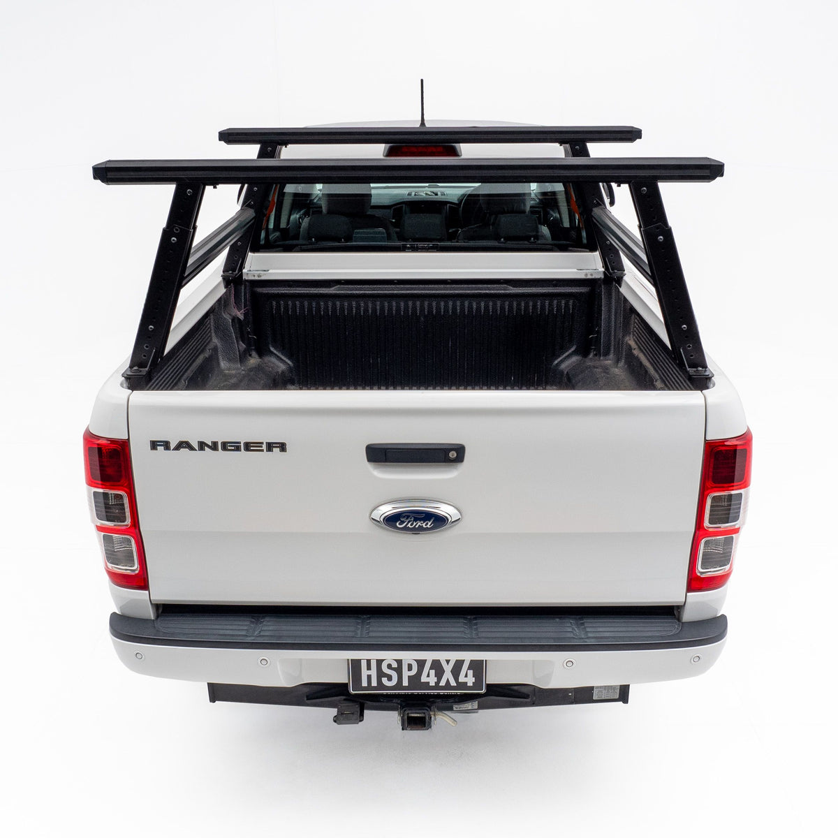 HSP Load Rack Pro Ladder Rack suits Ford Ranger/Raptor PX Fits Dual Cab Tub - Full set (Front & Rear Legs + Joiner Bar)