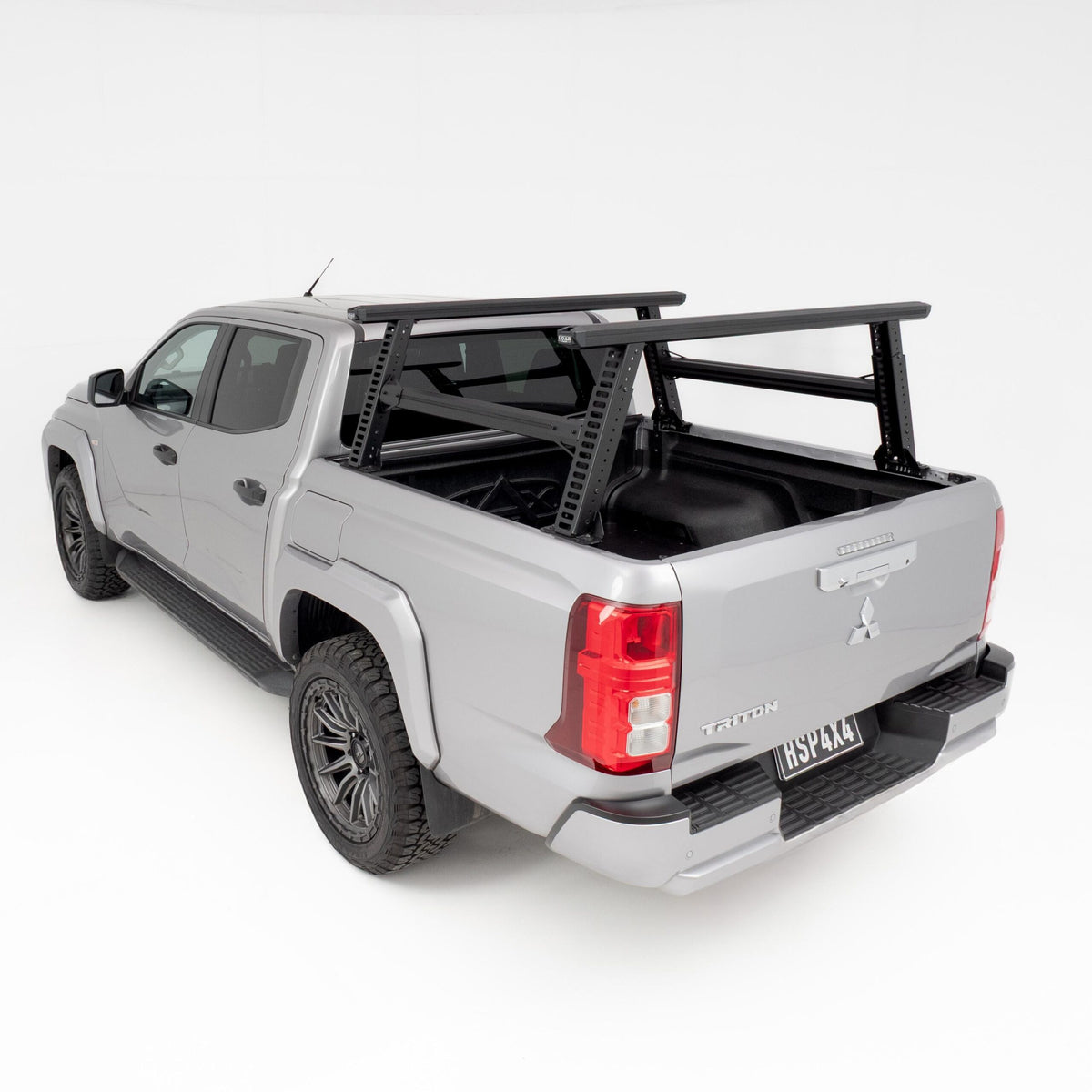 HSP Load Rack Pro Ladder Rack suits Triton MV 2024+ Fits Dual Cab Tub - Full set (Front & Rear Legs + Joiner Bar)