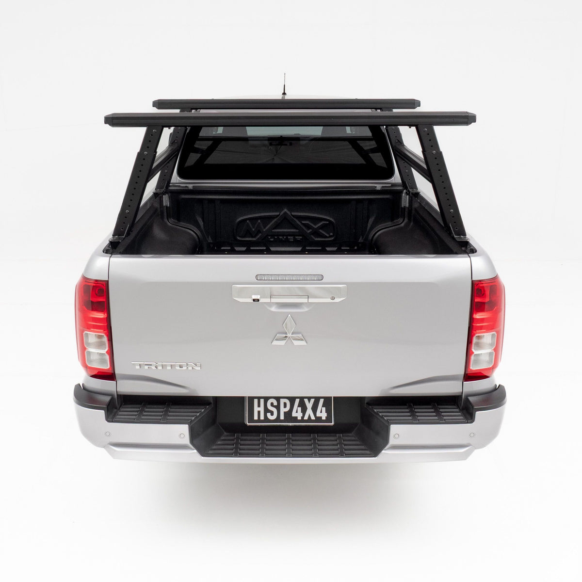 HSP Load Rack Pro Ladder Rack suits Triton MV 2024+ Fits Dual Cab Tub - Full set (Front & Rear Legs + Joiner Bar)