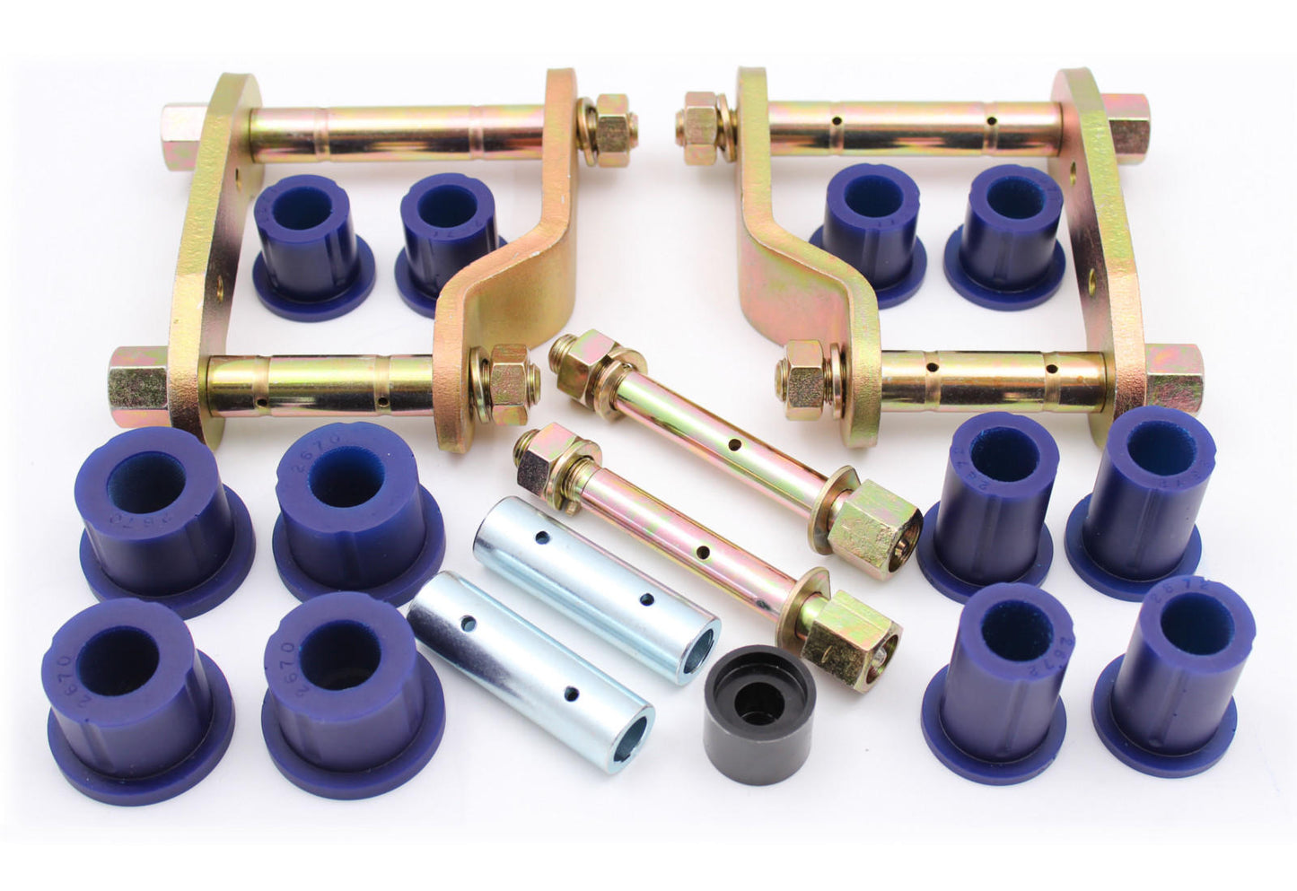 SuperPro Greasable Shackle, Fixed Pin & Bush Kit – Toyota HiLux N90