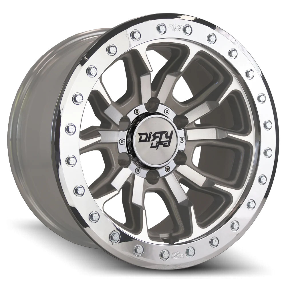 Dirty Life DT1 Machined Wheels 17X9 6/139.7