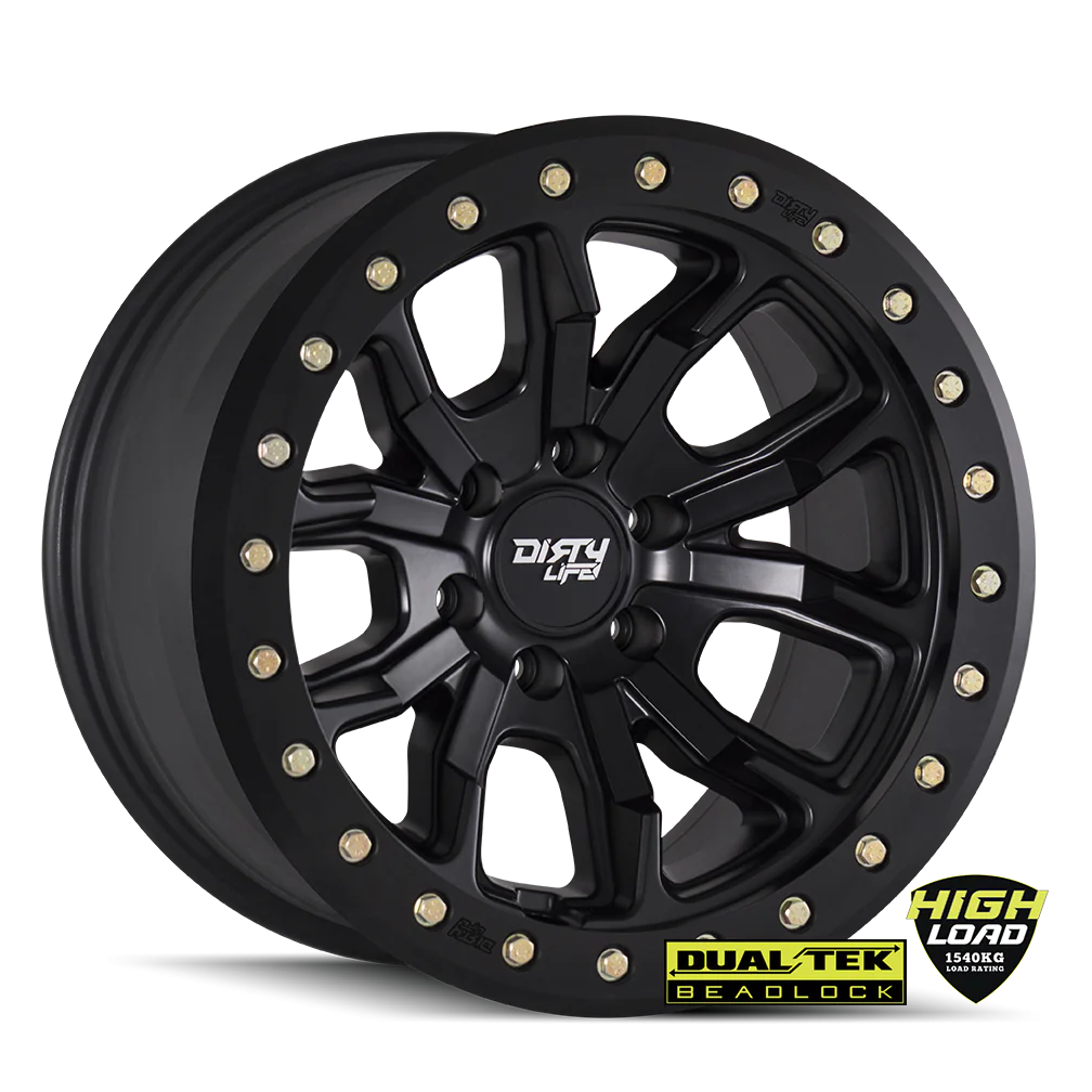 Dirty Life DT1 Machined Wheels 17X9 6/139.7