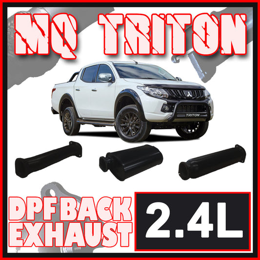 Mitsubishi MQ Triton Exhaust 2.4L 3" DPF Back Systems