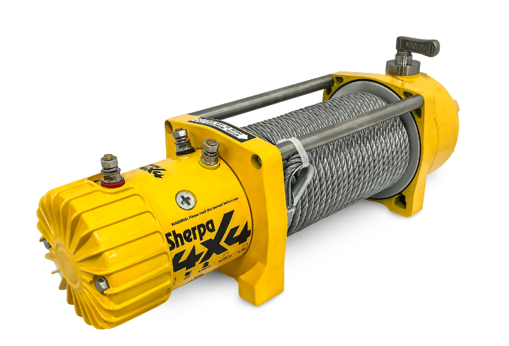 SW12V95LB28SR 12V 9,500lb, 28m rope - Sherpa Winches