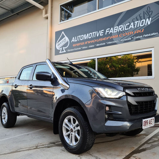 Isuzu DMAX 2022 Onwards 4″ Stainless Steel Snorkel/Airbox Kit (SHORT)