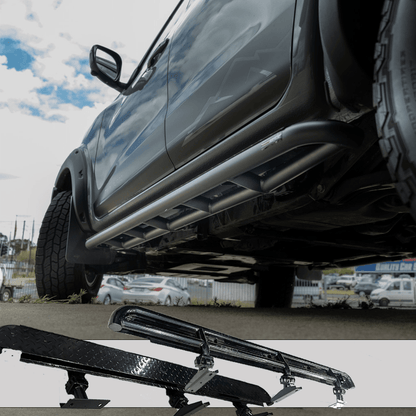 Ramped Up 4x4 NP300 Weekend Warrior package – NP300 rock sliders