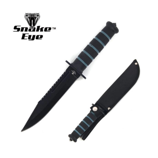 Snake Eye Tactical Fixed Sawback Hunting Knife
