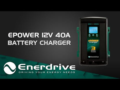 ePOWER 12V 40A Battery Charger EN31240