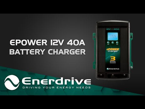ePOWER 12V 40A Battery Charger EN31240
