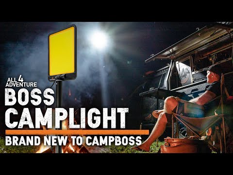 BOSS CAMP LIGHT WITH REMOTE CONTROL