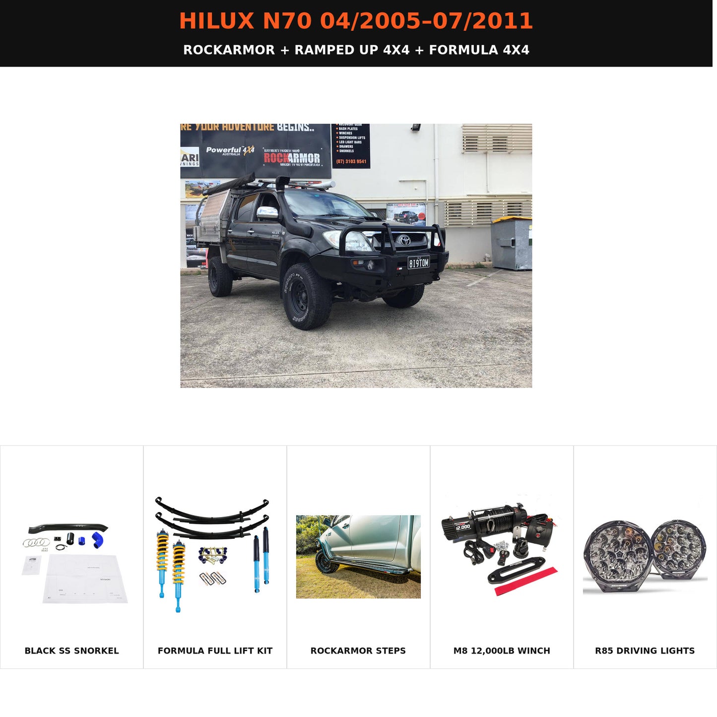 H70P05 complete Hilux package