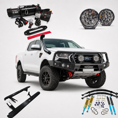 Ford Ranger PX2 complete package with Rockarmor accessories and Formula lift kit