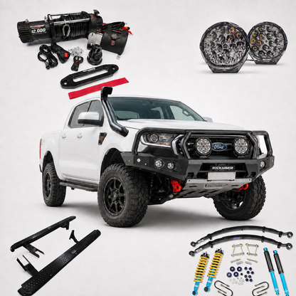 Ford Ranger PX3 complete package with Rockarmor accessories and Formula lift kit