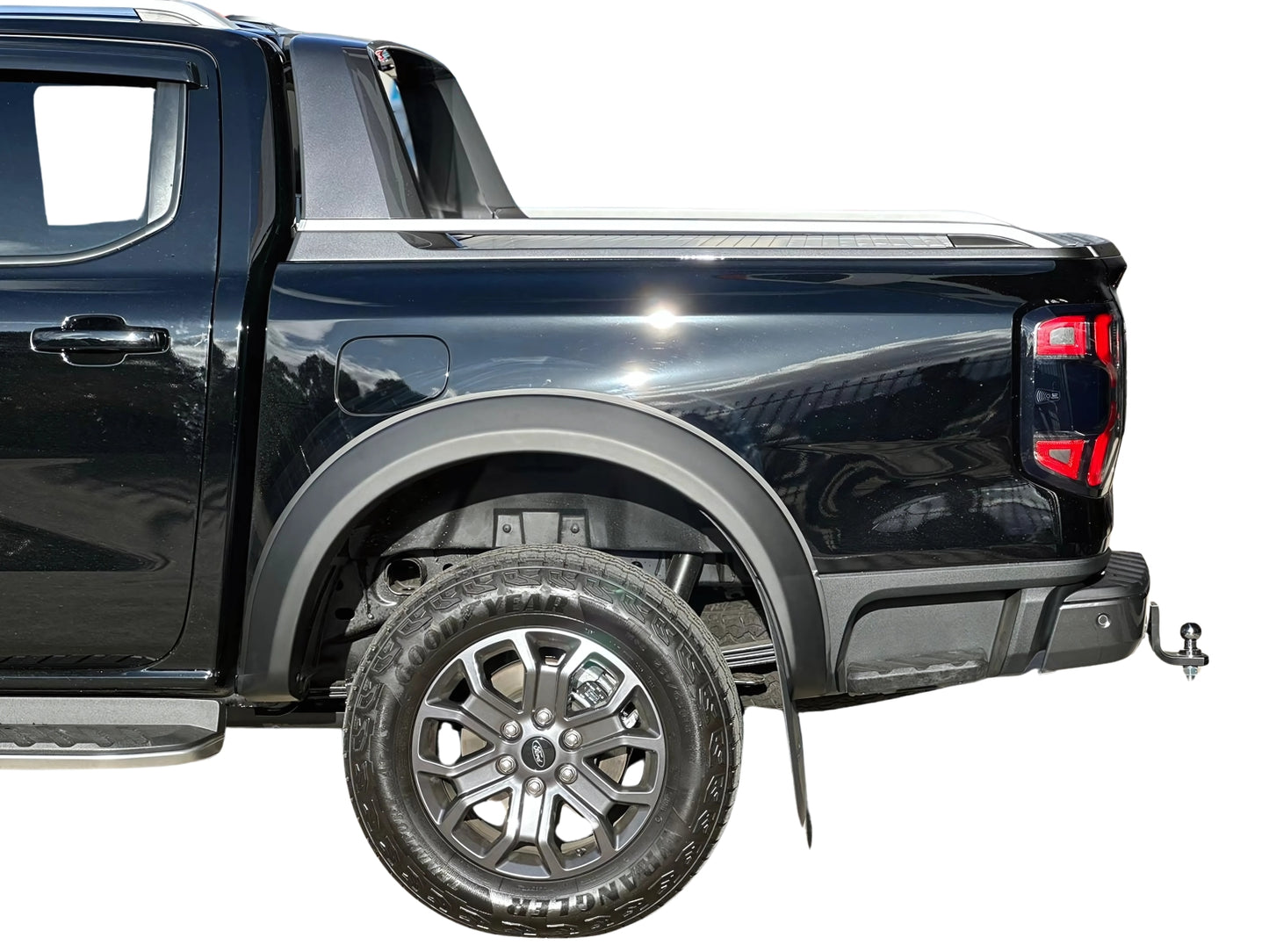 FORD RANGER NEXT GEN FENDER FLARES ABS PLASTIC 2022 (WITH SENSOR HOLES)