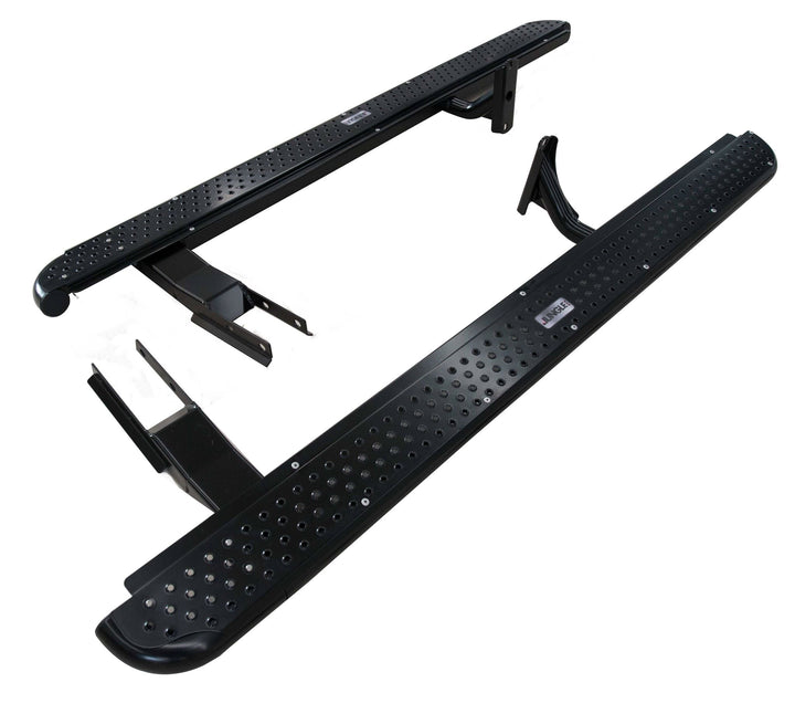 Jungle 4x4 chassis-mounted side steps for Next-Gen Ranger