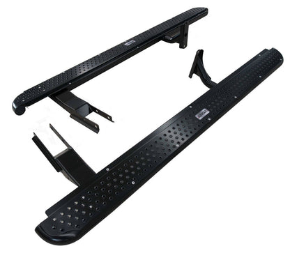 Jungle 4x4 chassis-mounted side steps for Next-Gen Ranger