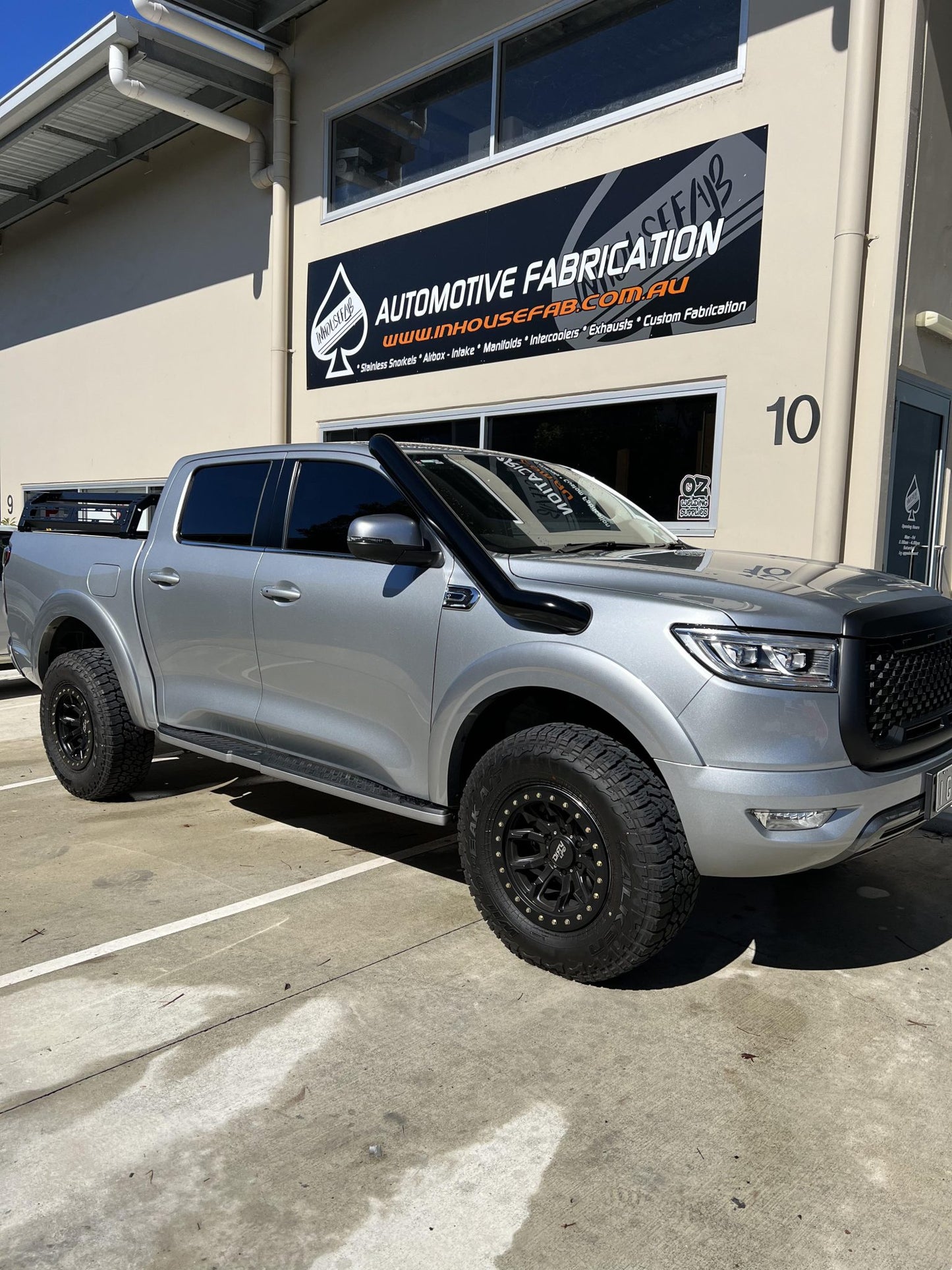 GWM Cannon 4″ (Mid Entry) Stainless Steel Snorkel/Airbox Kit