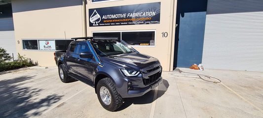 Isuzu DMAX 2021 onwards DUAL 4″ Stainless Steel Snorkel Kit (SHORT)