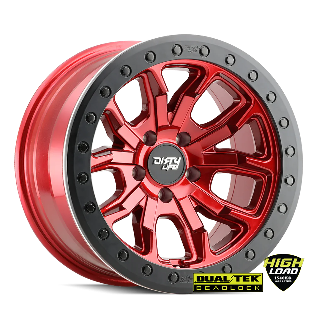 Dirty Life DT1 Machined Wheels 17X9 6/139.7