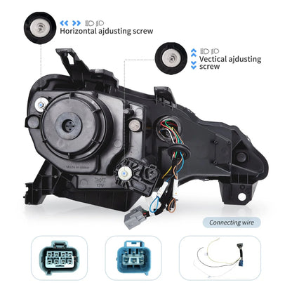 Toyota 86 Subaru BRZ Scion FR-S RGB LED headlight plug connection