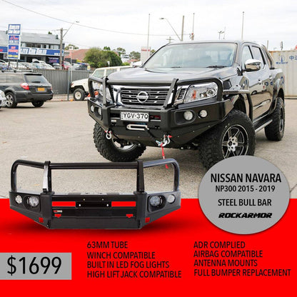 NP300 Bullbar Suits Navara 2015 - 2020 Rockarmor Elite