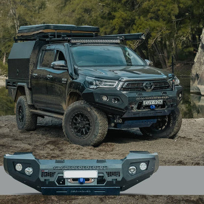 Hilux Front Bar GT Bumper No Loop Bull Bar | Hoopless Bullbar Suits 08/2020 - 03/2024